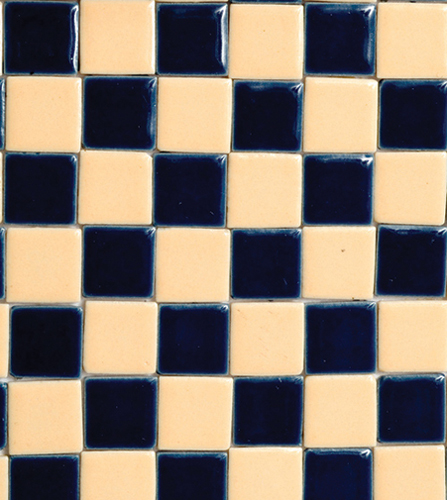 Blue and Cream Tile